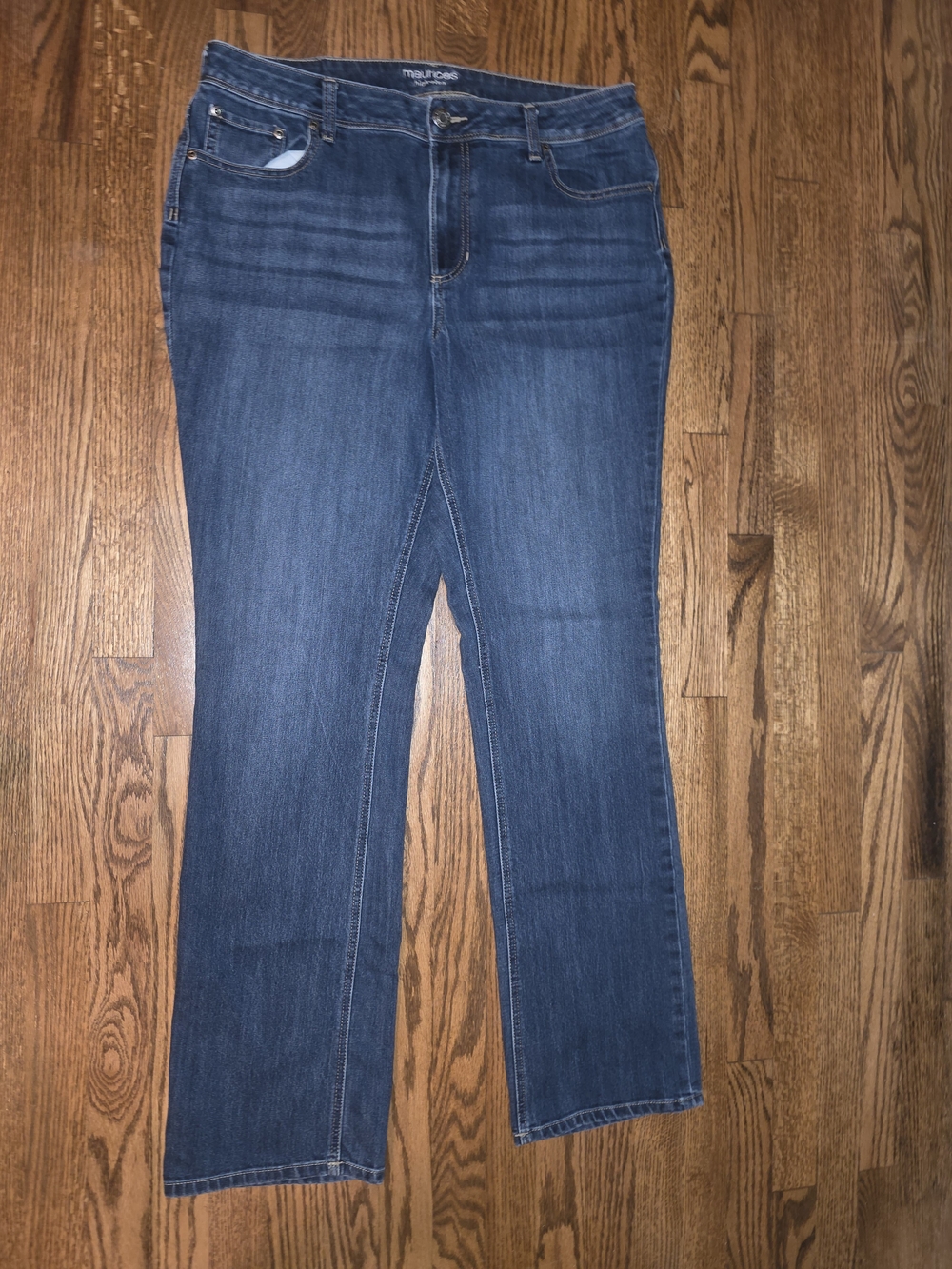 Maurices Dark Blue Women's Bootcut Jeans 16W X-Long